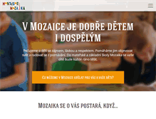 Tablet Screenshot of montessorimozaika.cz